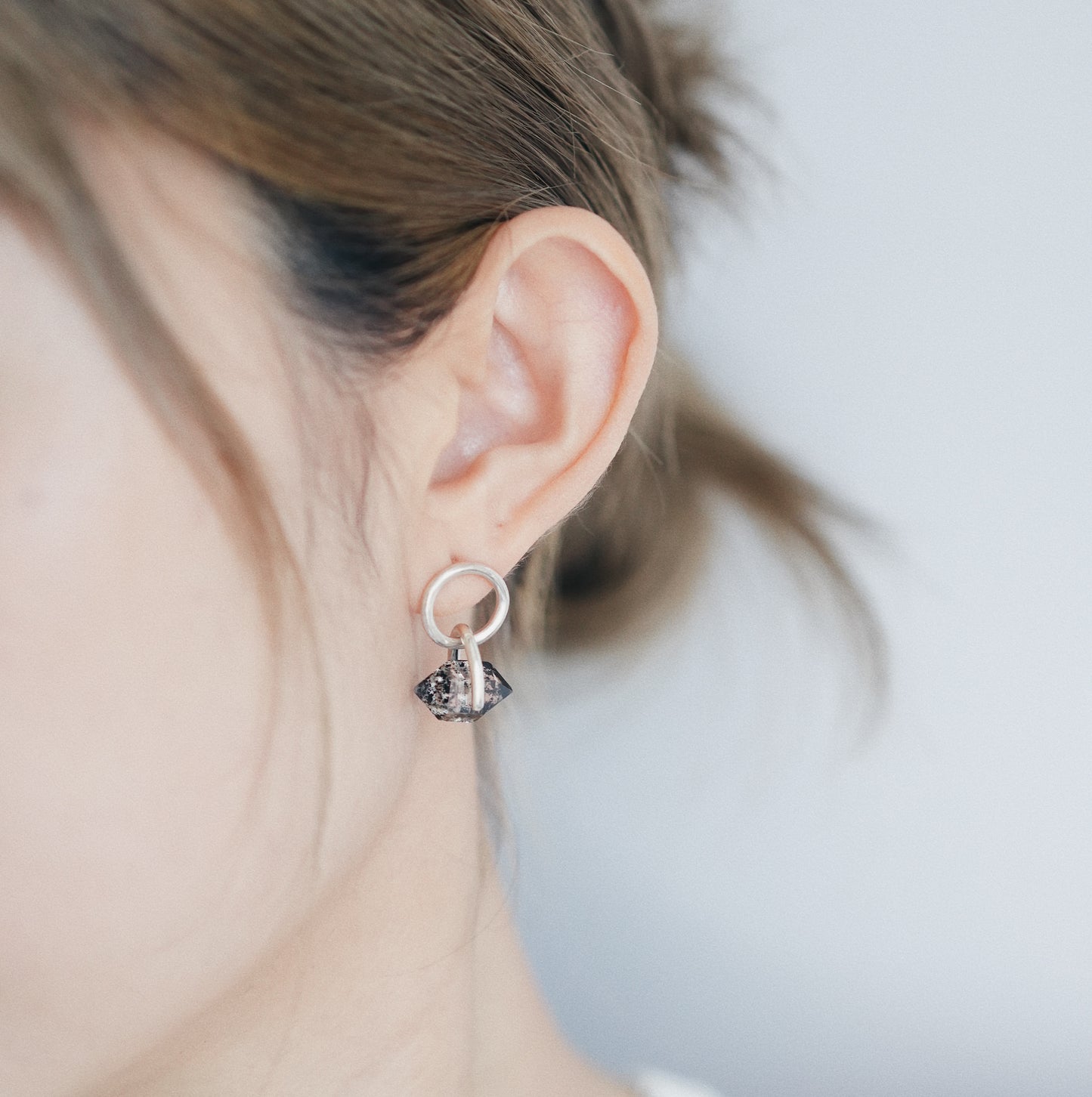 Herkimer Diamond Earring