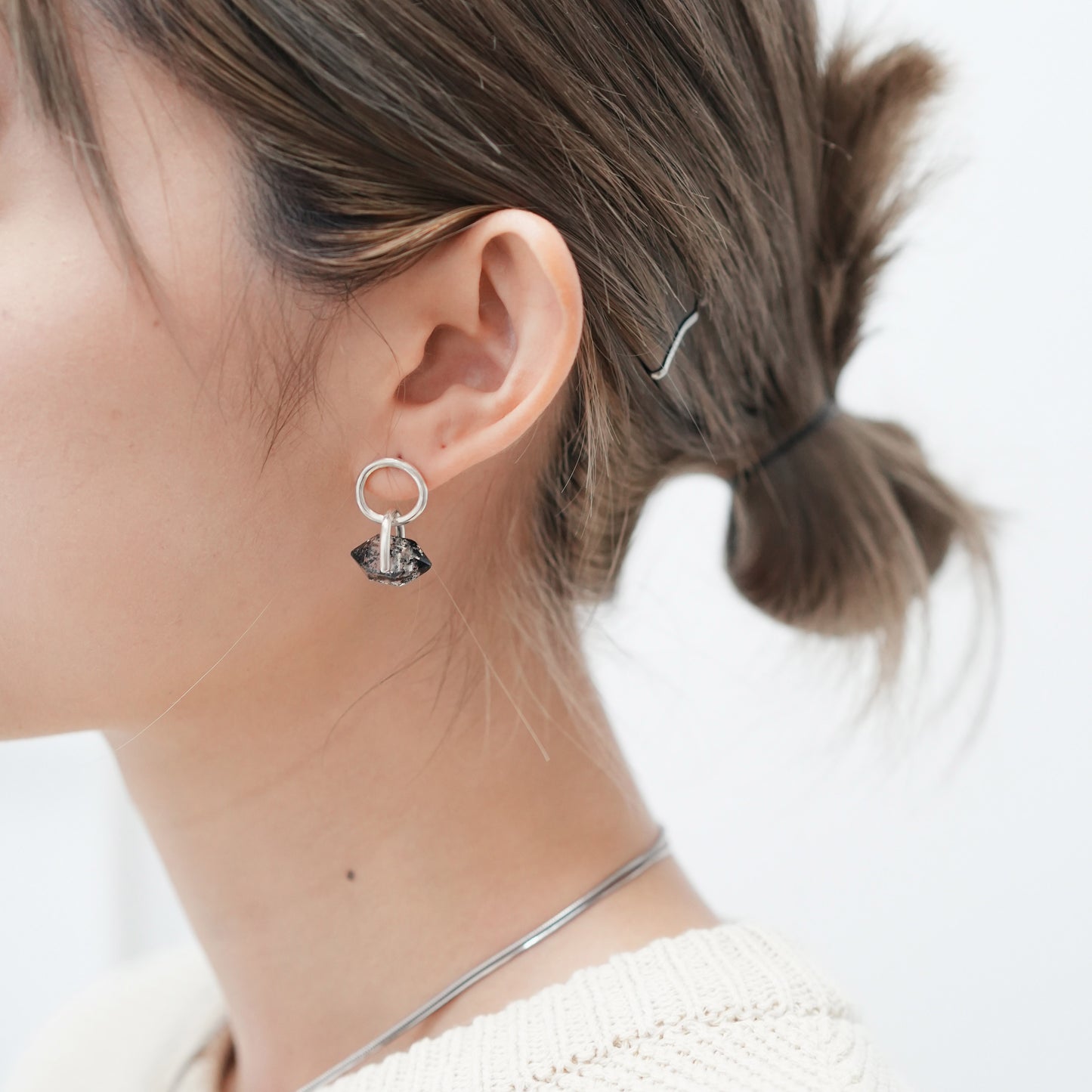 Herkimer Diamond Earring