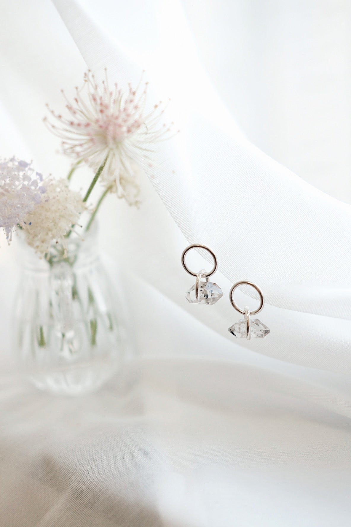 Herkimer Diamond Earring