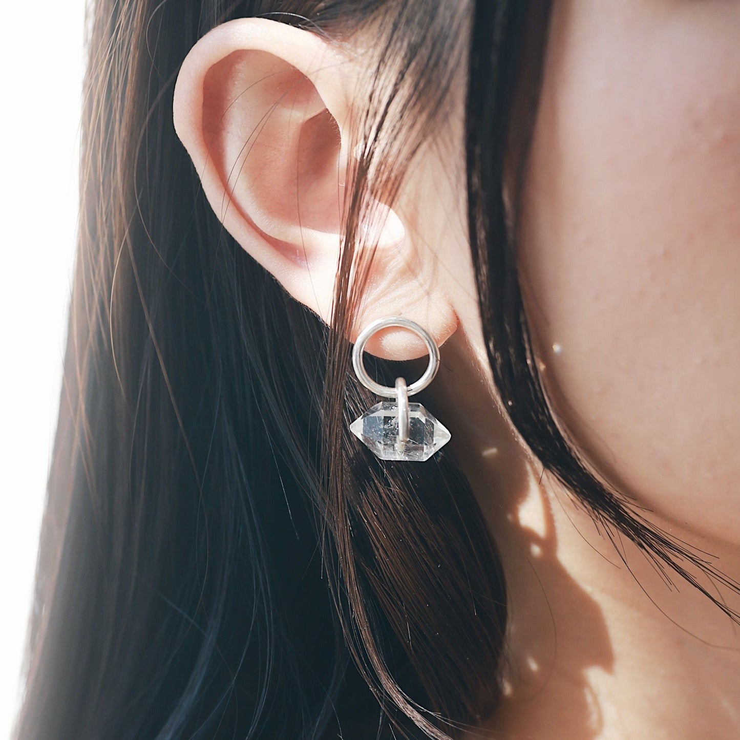 Herkimer Diamond Earring