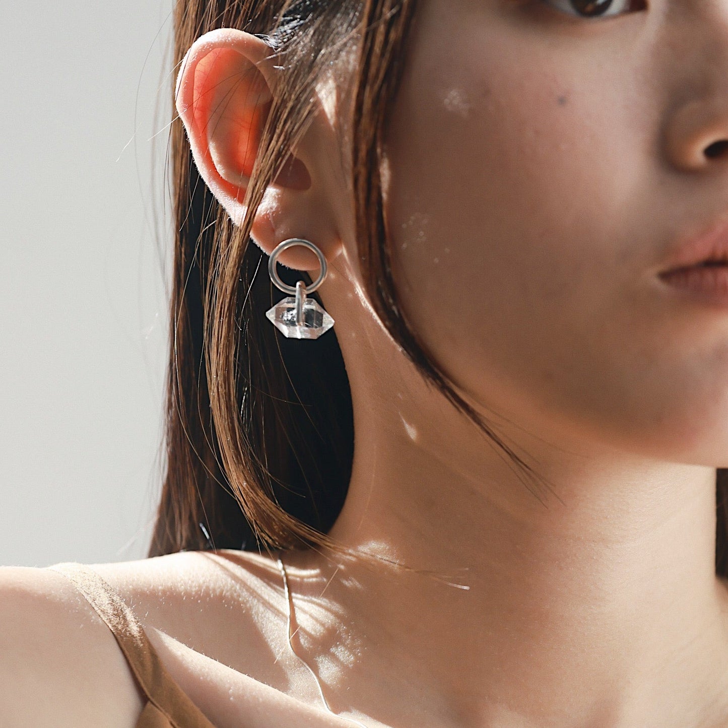 Herkimer Diamond Earring