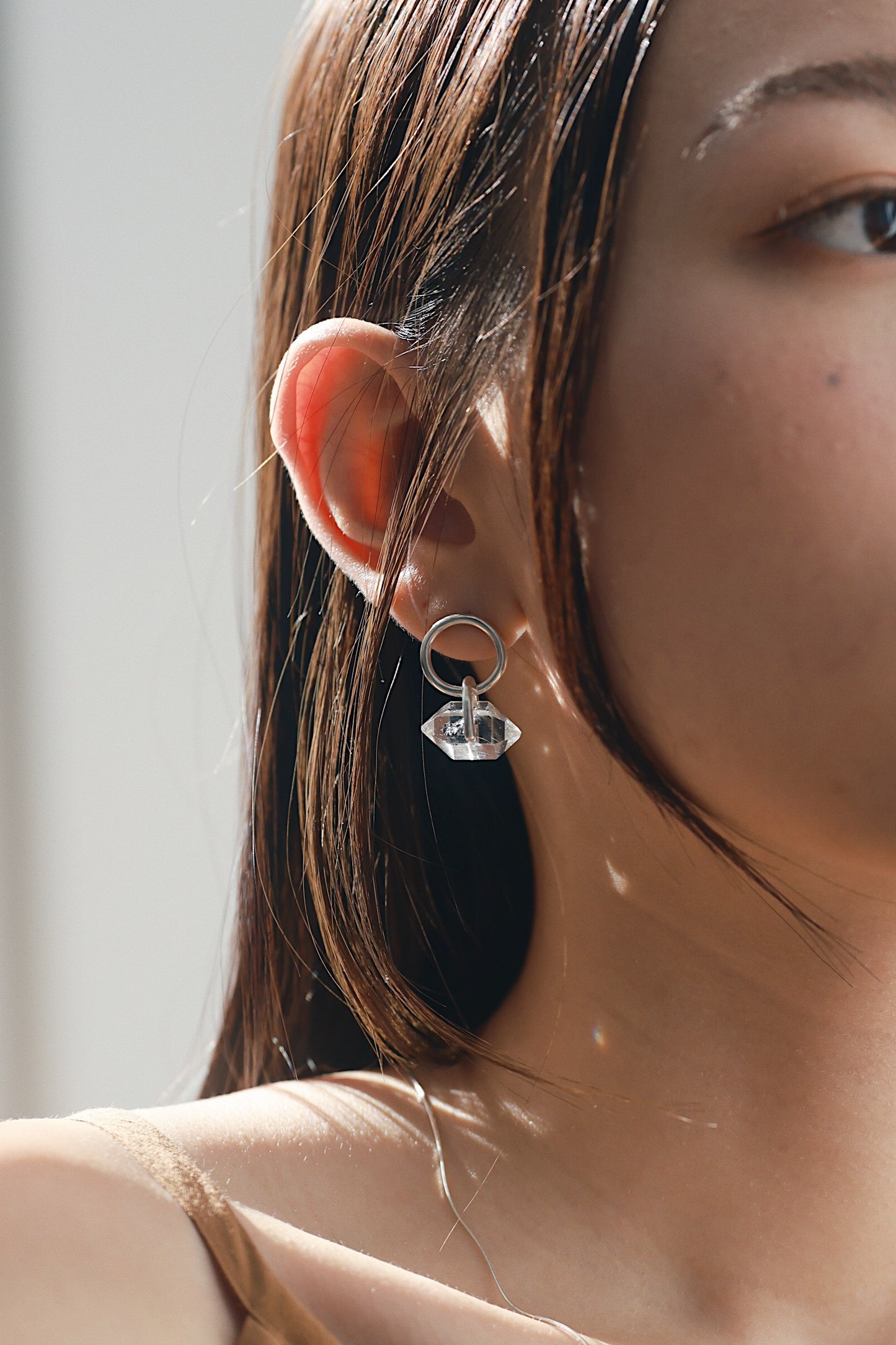 Herkimer Diamond Earring