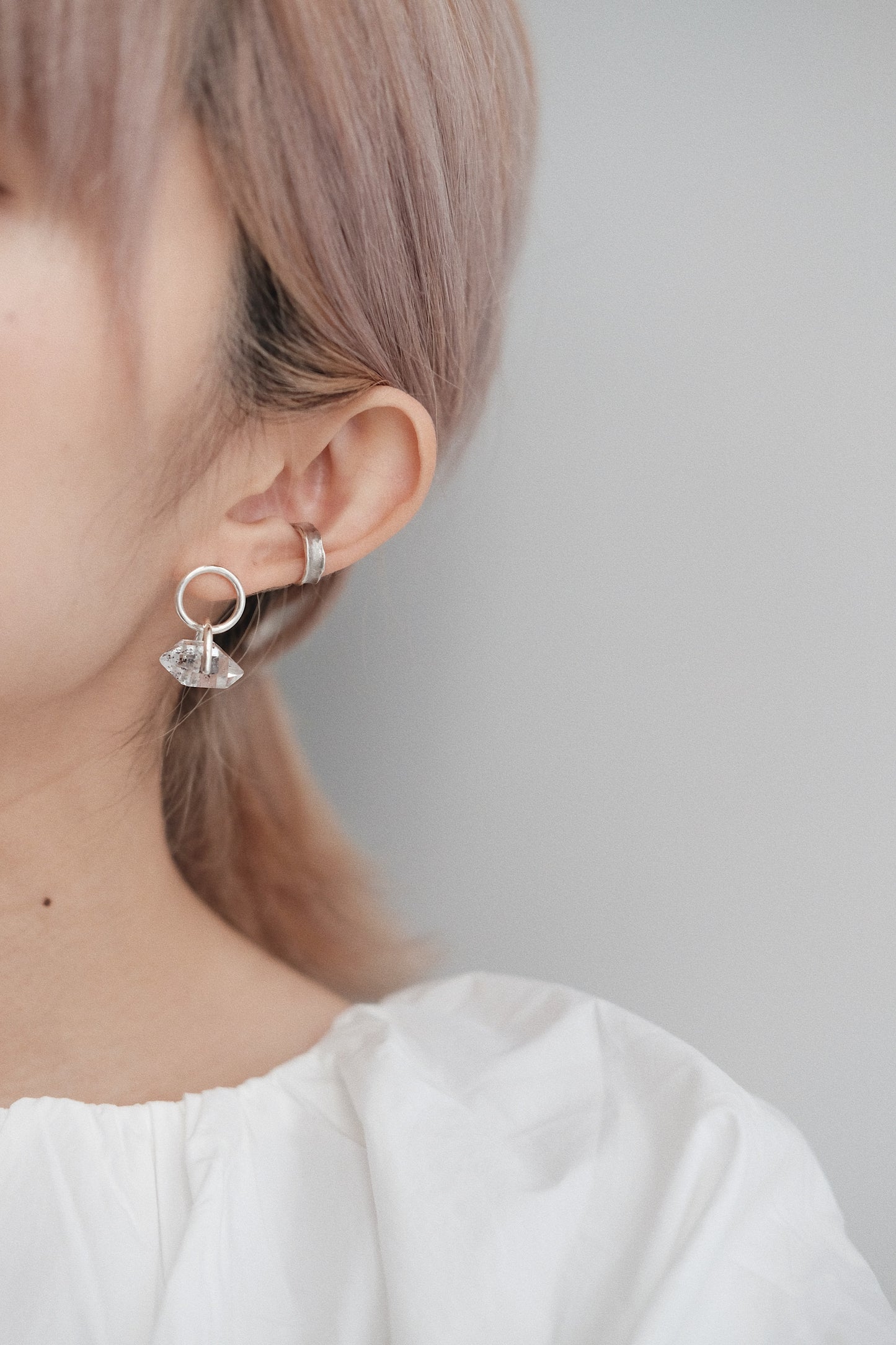 Herkimer Diamond Earring