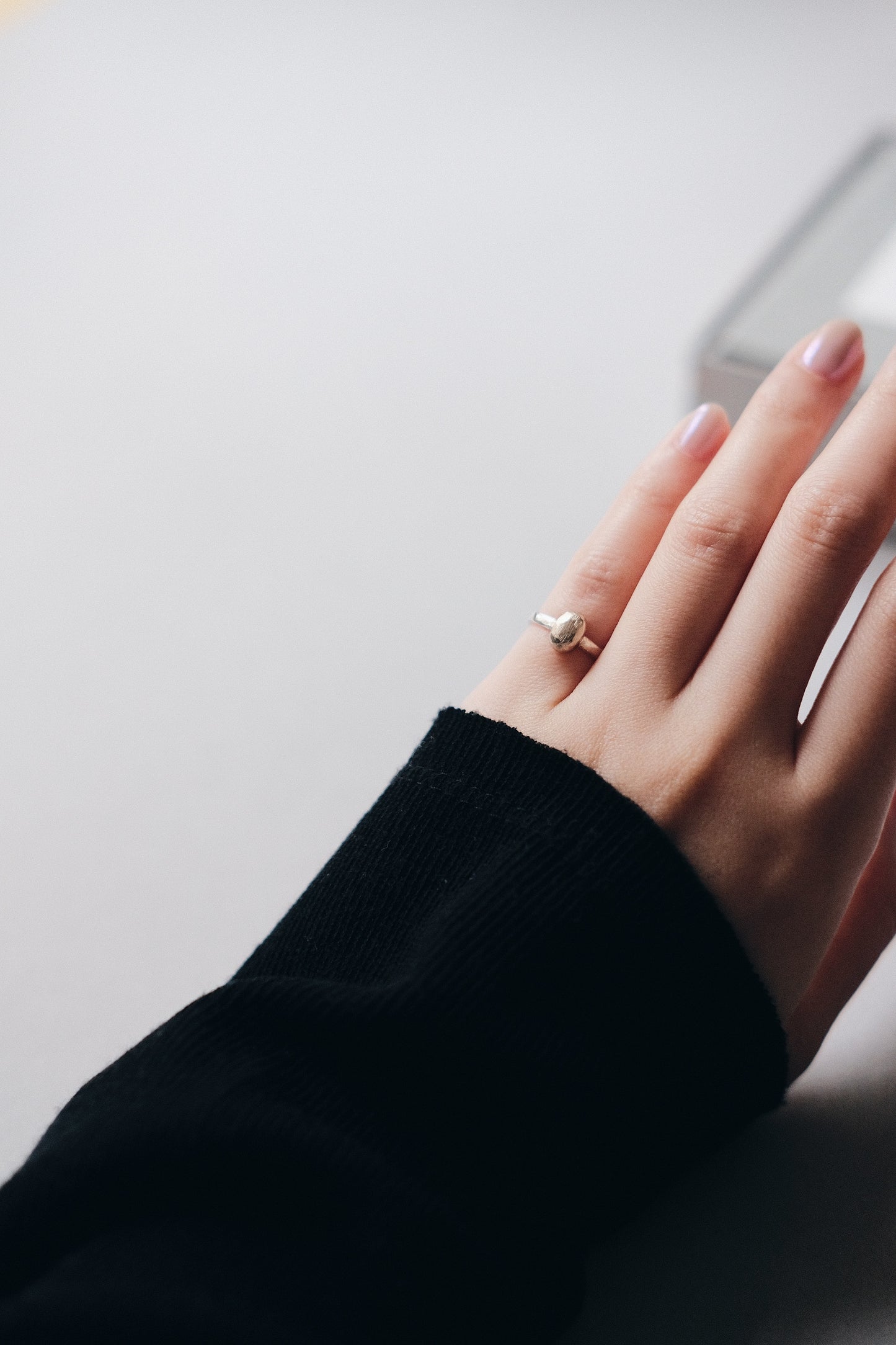 Crystal Bean Ring