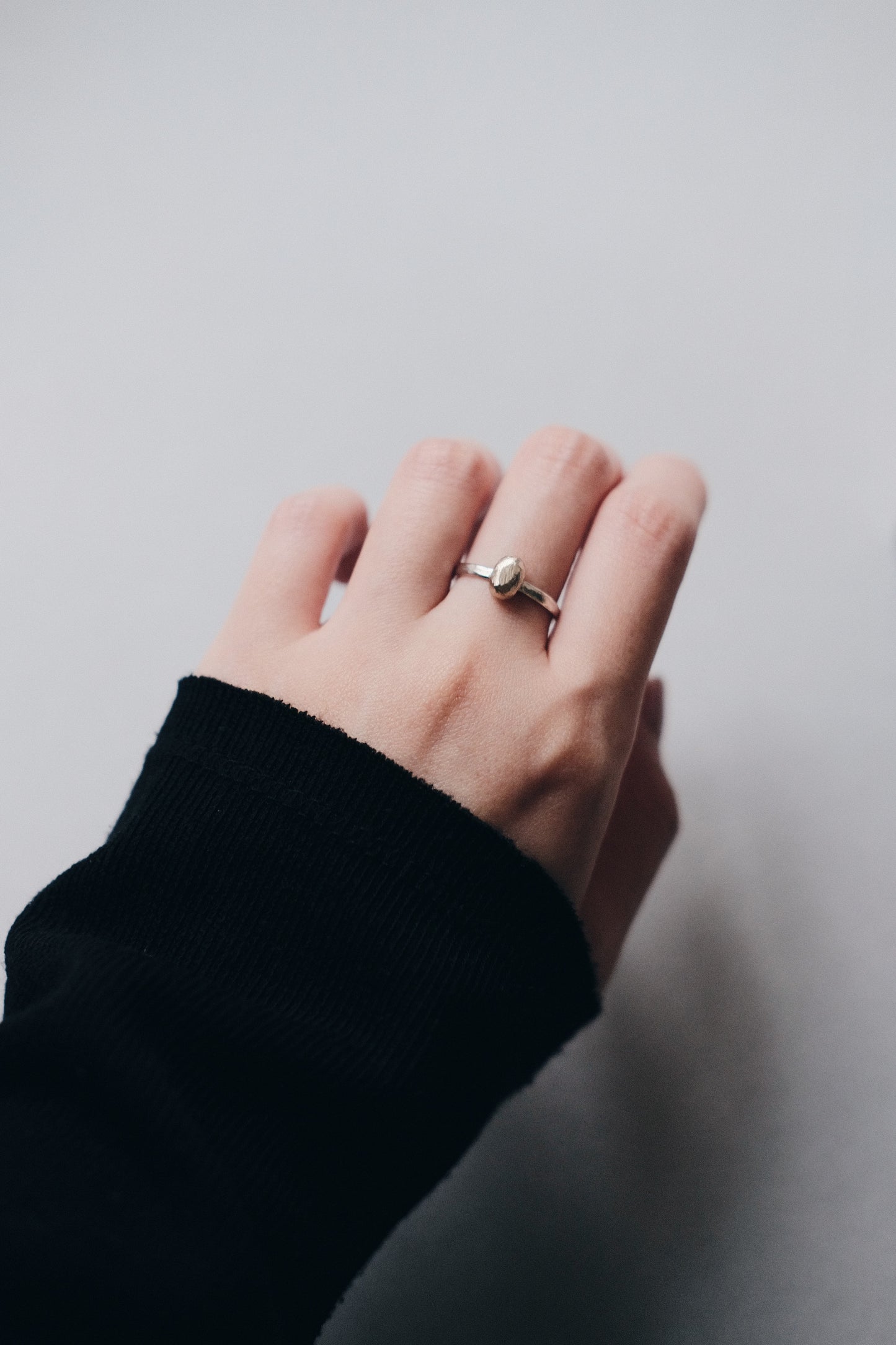 Crystal Bean Ring