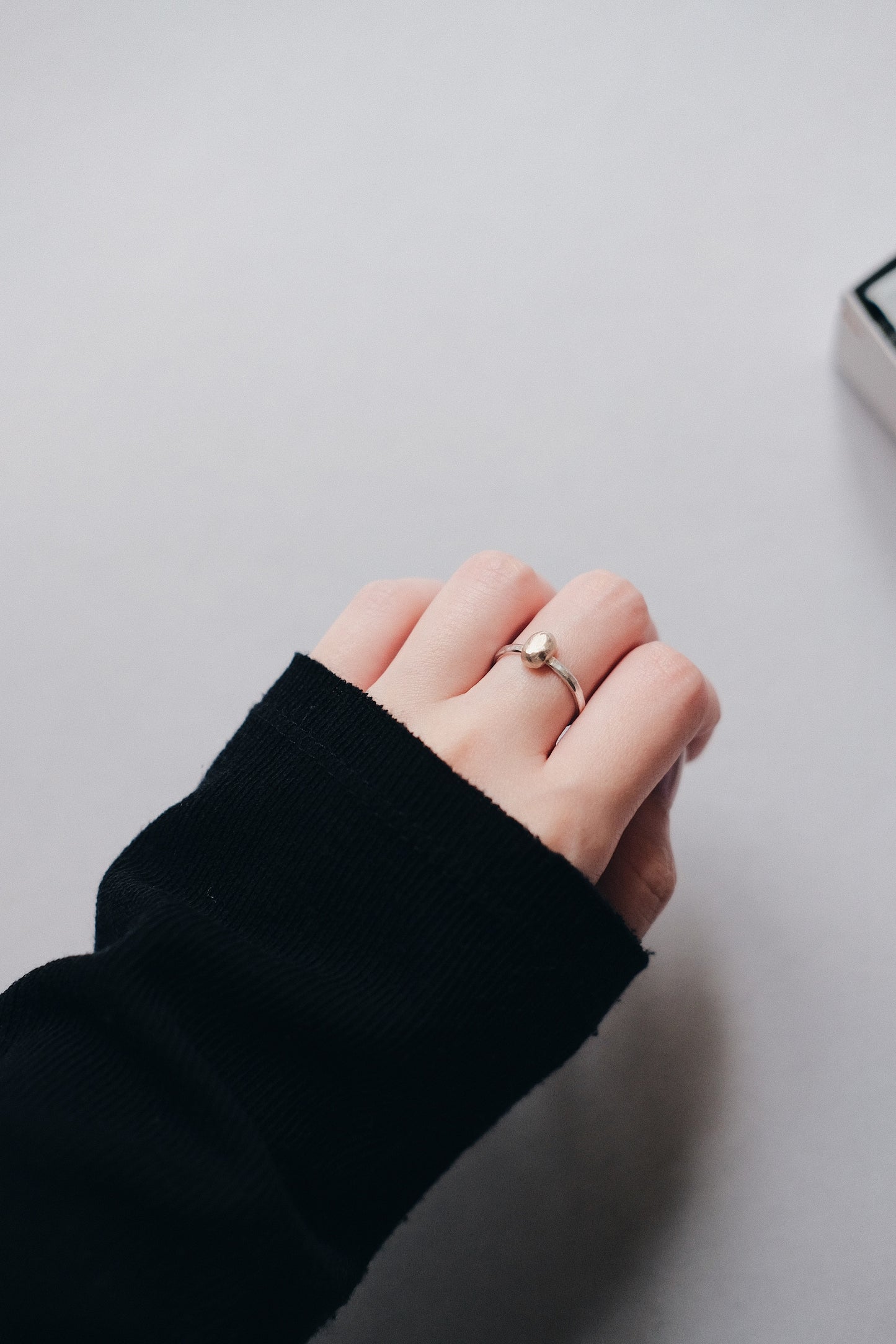 Crystal Bean Ring