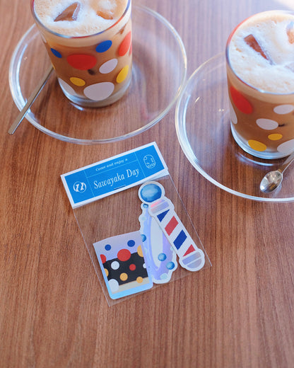 KYOTO POP-UP Sticker Set 「SAWAYAKA DAY」